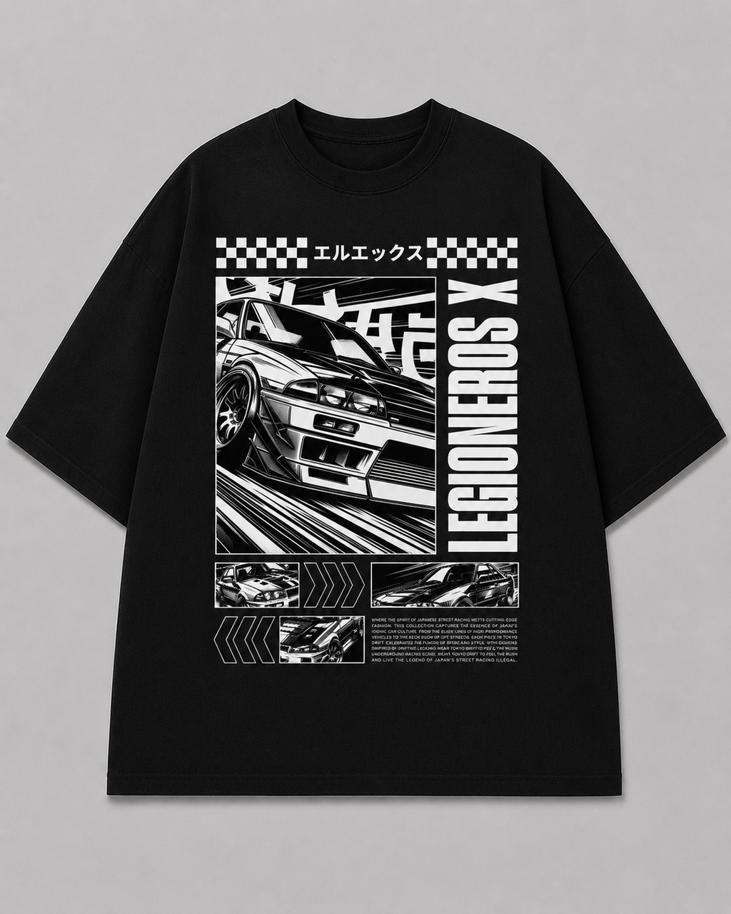 Playera Oversized Tokyo Drift