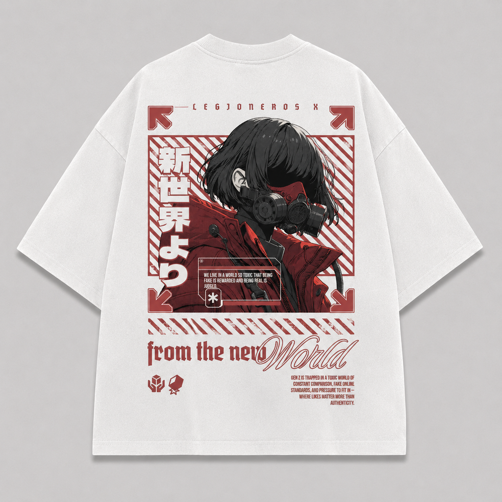 Playera Oversized New World