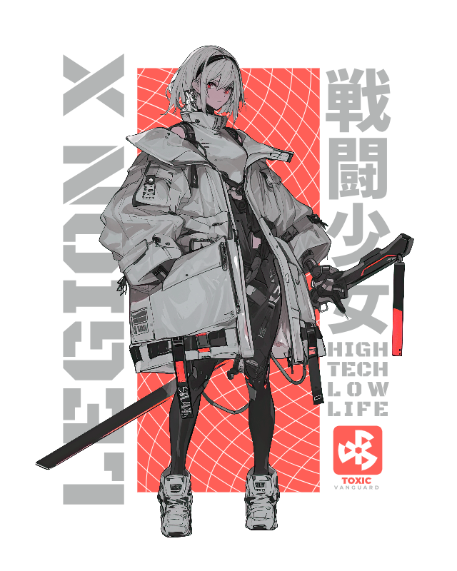 Oversized T-Shirt Toxic Vanguard