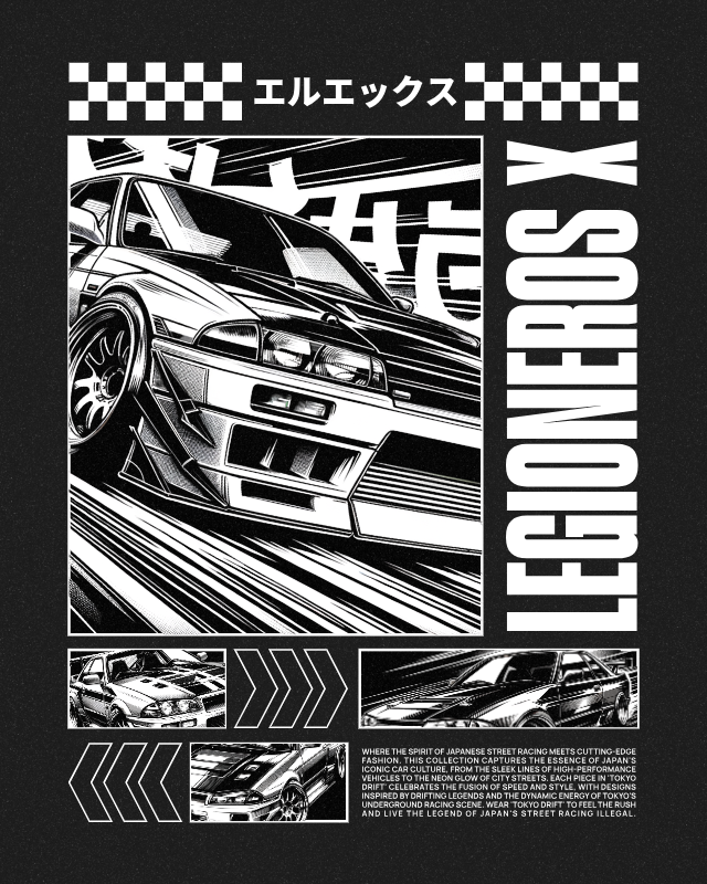 Playera Oversized Tokyo Drift