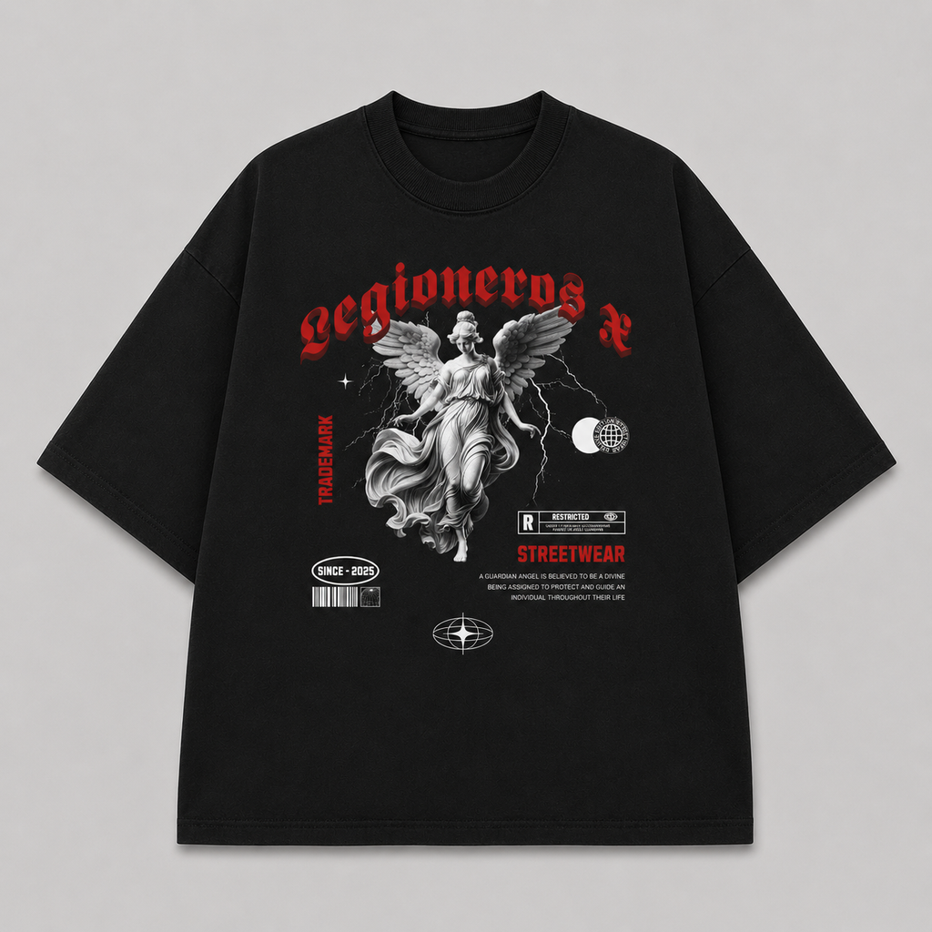 Playera Oversized Guardian Angel