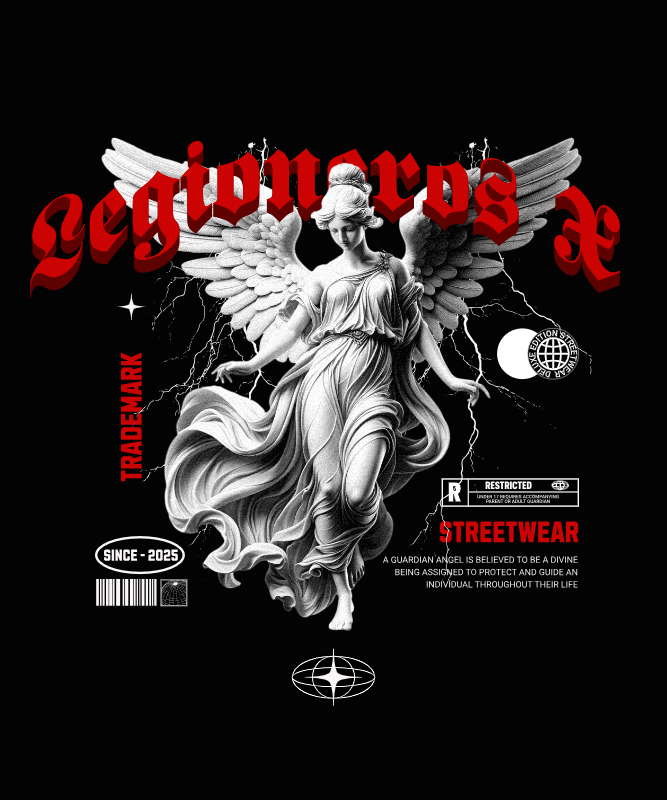 Playera Oversized Guardian Angel